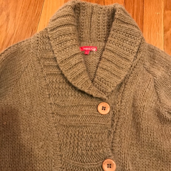 Fabiola Italy beige wool blend duster sweater - Picture 3 of 8